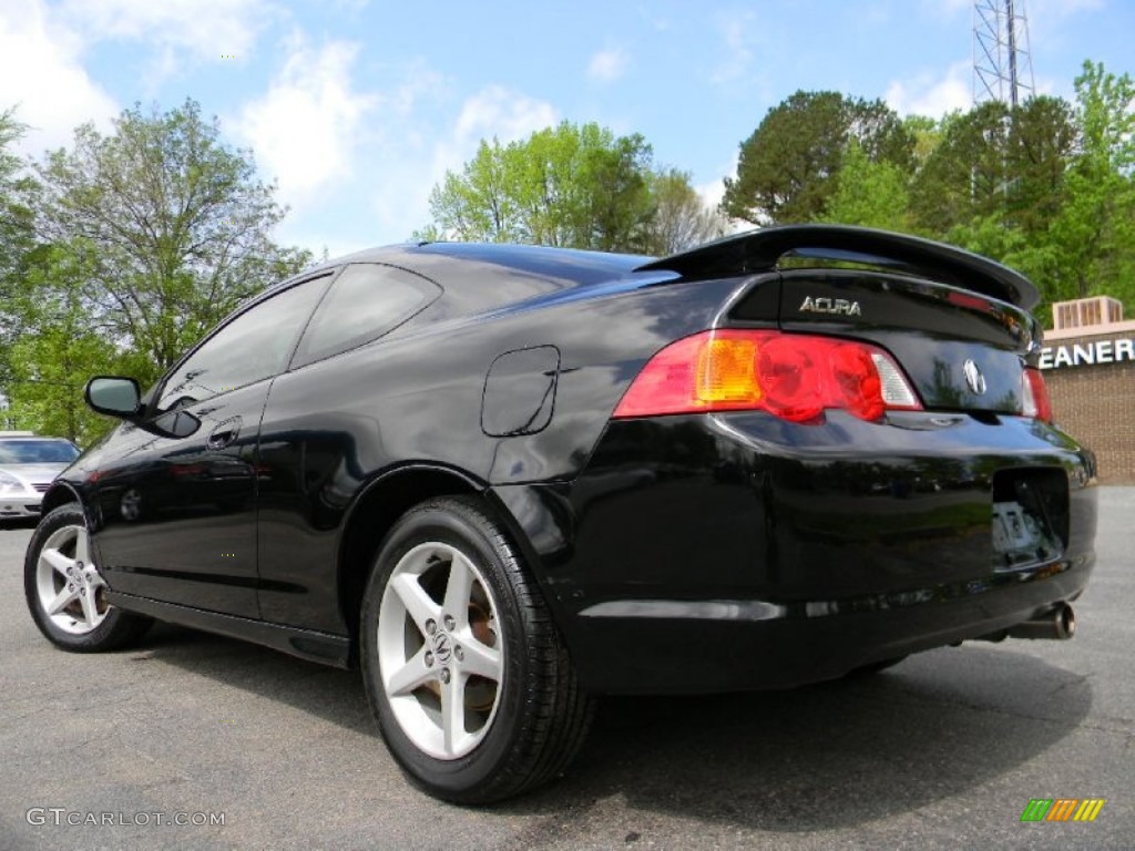 2002 RSX Type S Sports Coupe - Nighthawk Black Pearl / Ebony Black photo #8