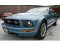 2006 Windveil Blue Metallic Ford Mustang V6 Premium Coupe  photo #2