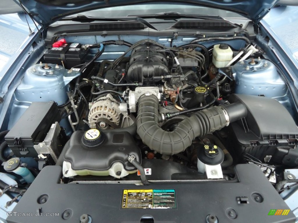 2006 Mustang V6 Premium Coupe - Windveil Blue Metallic / Light Graphite photo #14