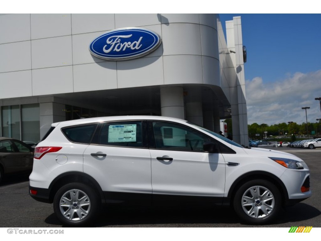 2015 Escape S - Oxford White / Charcoal Black photo #2