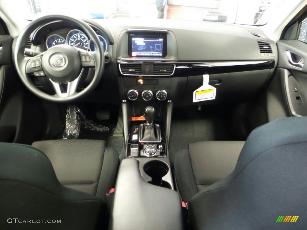 Black Interior 2016 Mazda CX-5 Sport AWD Photo #103260158