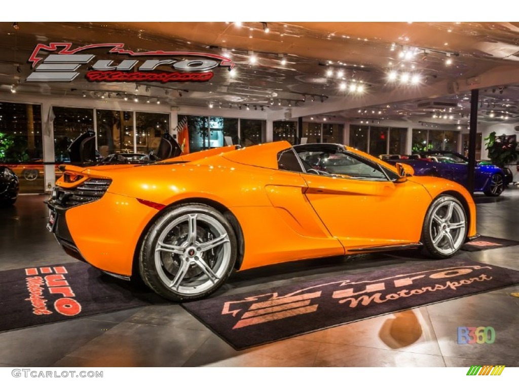 2015 650S Spyder - McLaren Orange / Carbon Black photo #18