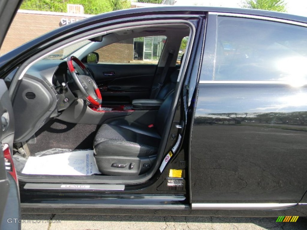 2008 GS 460 - Black Sapphire Pearl / Black photo #17