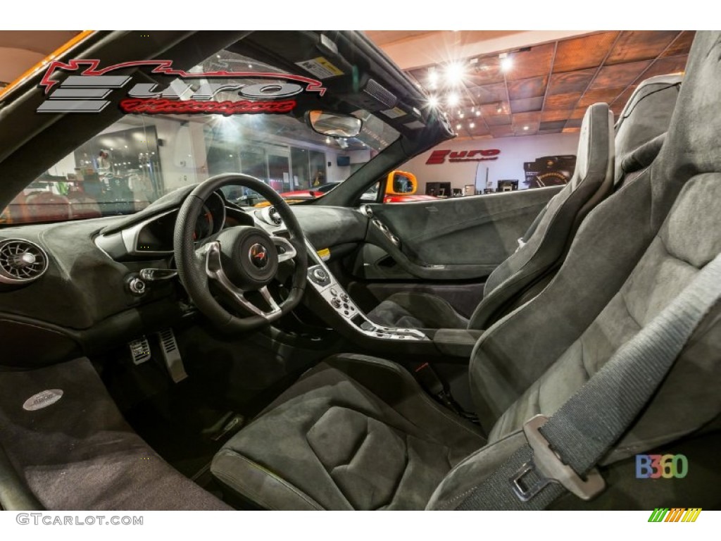 Carbon Black Interior 2015 McLaren 650S Spyder Photo #103261570