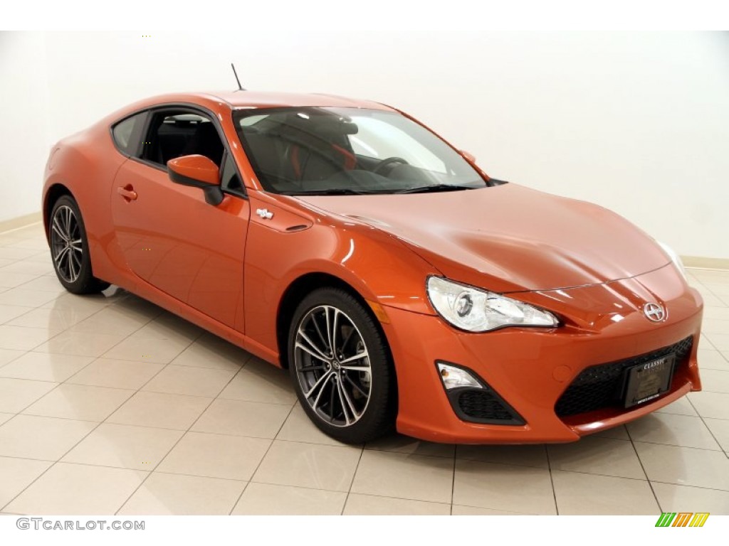 2013 FR-S Sport Coupe - Hot Lava Orange / Black/Red Accents photo #1