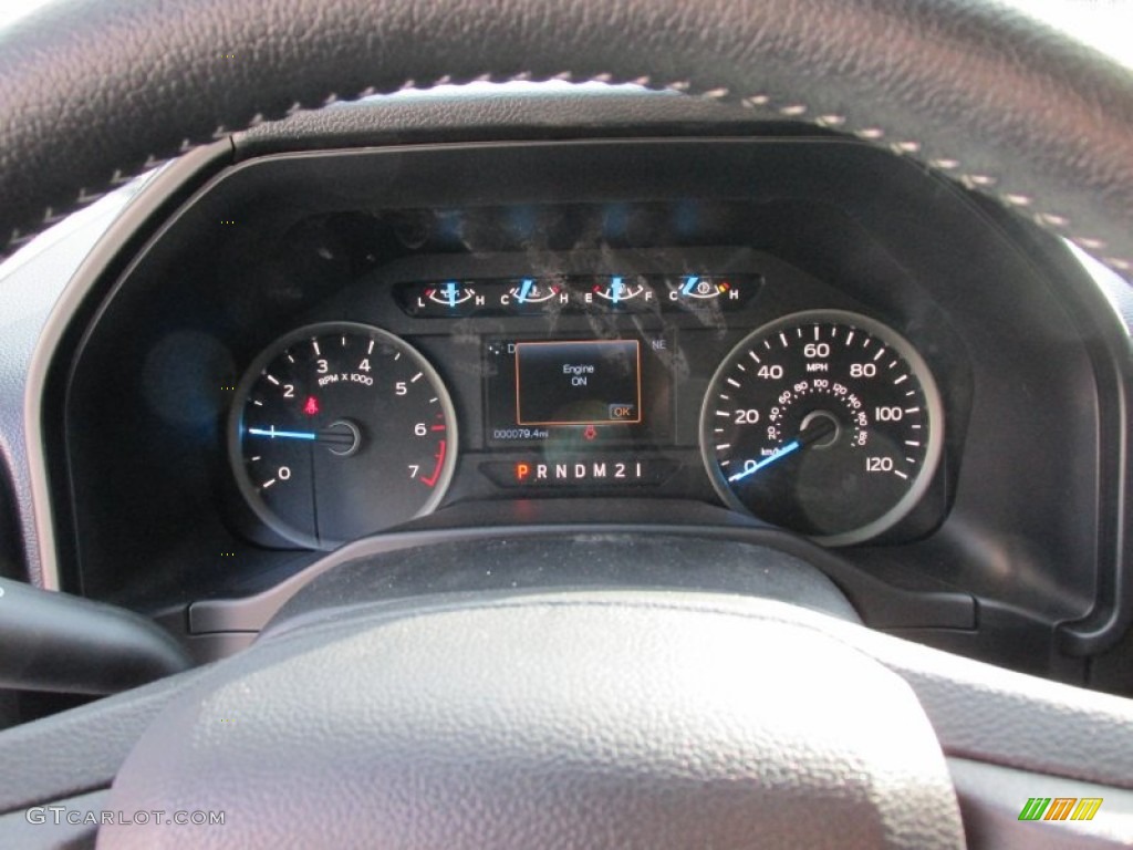 2015 Ford F150 XLT SuperCrew 4x4 Gauges Photo #103263605