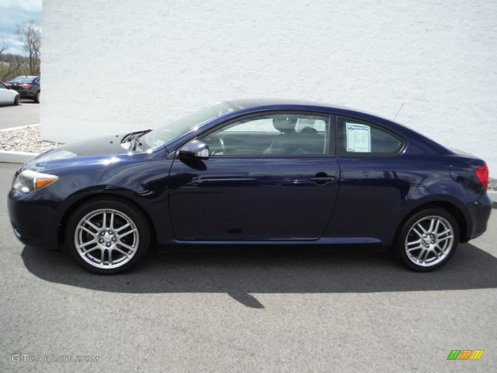 2007 tC  - Nautical Blue Metallic / Dark Charcoal photo #2