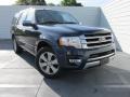 2015 Blue Jeans Metallic Ford Expedition Platinum  photo #1