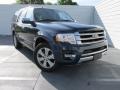 2015 Blue Jeans Metallic Ford Expedition Platinum  photo #2