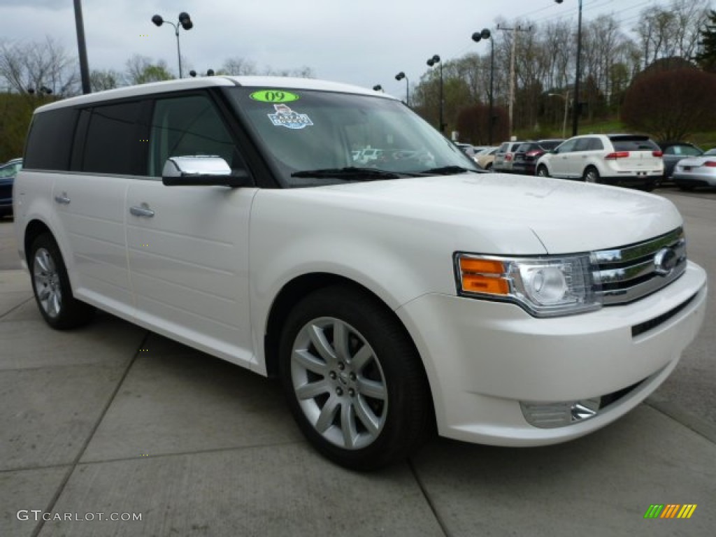 2009 Flex Limited AWD - White Platinum Tri-Coat / Medium Light Stone photo #11