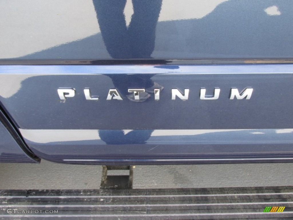2015 Expedition Platinum - Blue Jeans Metallic / Platinum Brunello photo #14