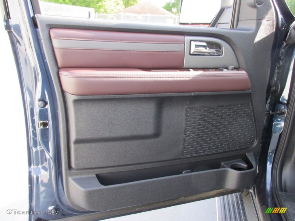 2015 Expedition Platinum - Blue Jeans Metallic / Platinum Brunello photo #26