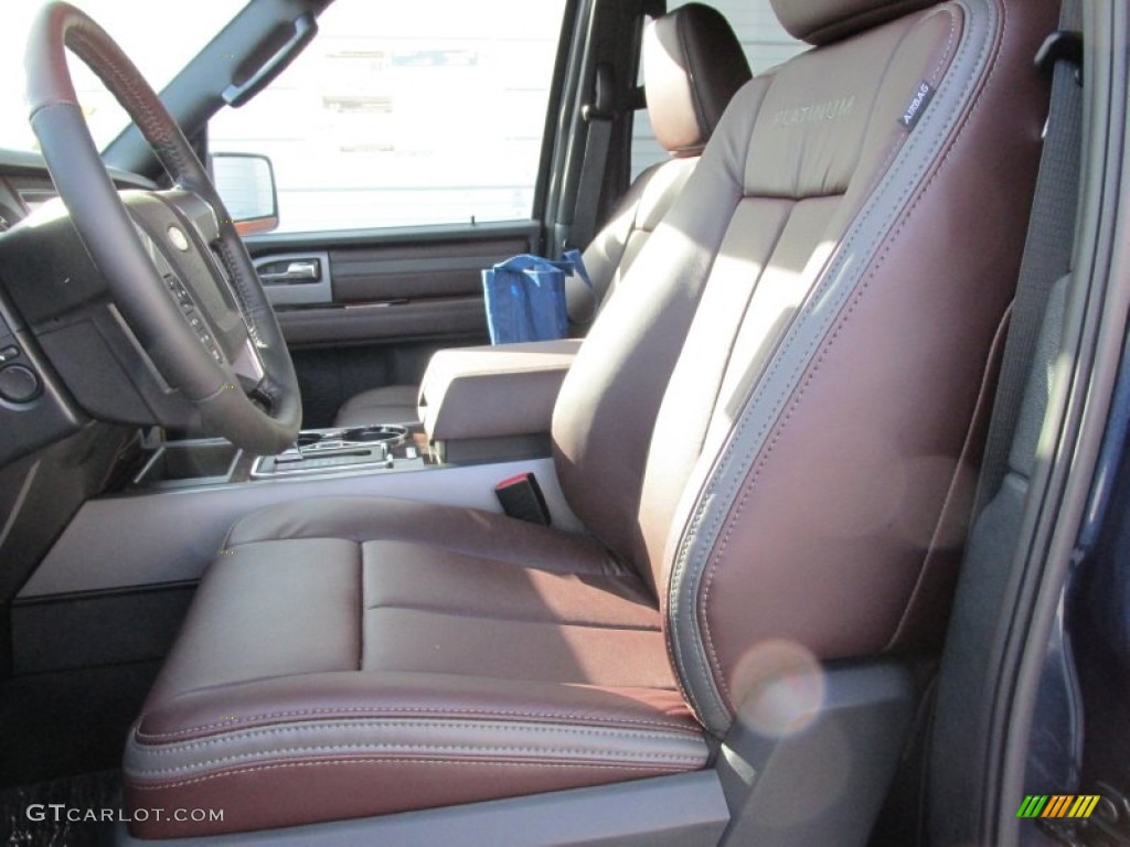 2015 Ford Expedition Platinum Front Seat Photo #103265285