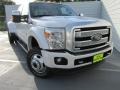 White Platinum 2015 Ford F350 Super Duty Platinum Crew Cab 4x4 DRW