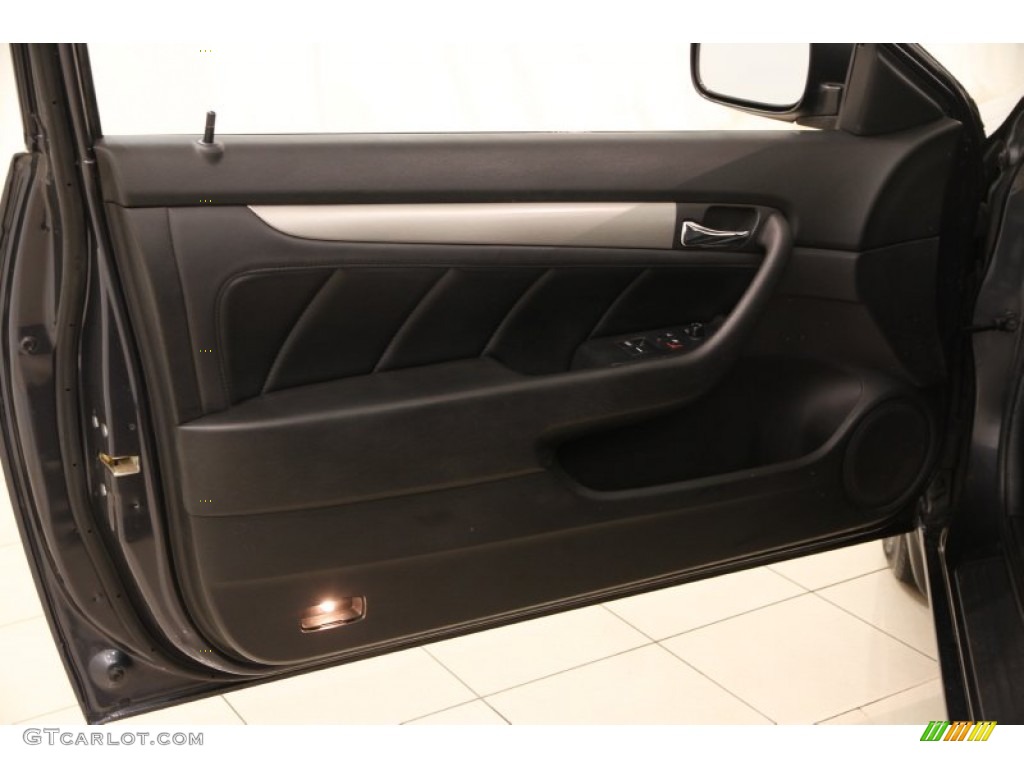 2005 Honda Accord EX-L Coupe Black Door Panel Photo #103266503