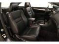 2005 Honda Accord Black Interior Front Seat Photo