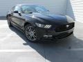 2015 Black Ford Mustang EcoBoost Premium Coupe  photo #2