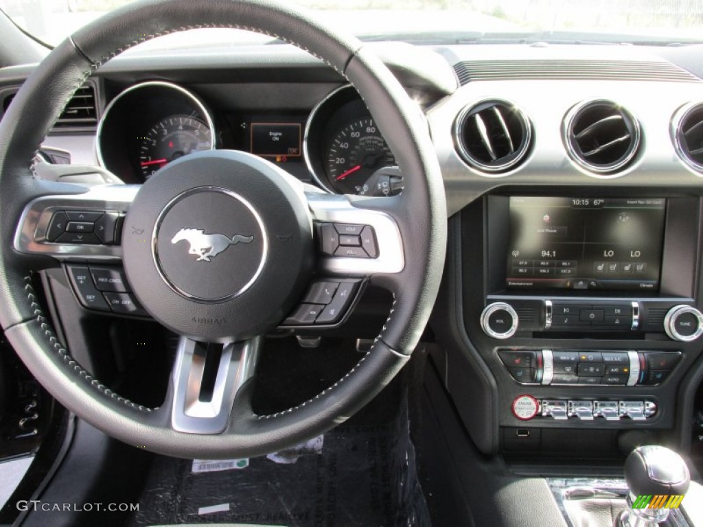 2015 Mustang GT Premium Coupe - Black / 50 Years Raven Black photo #23