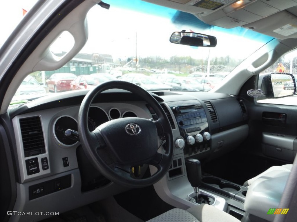 2008 Tundra SR5 TRD Double Cab 4x4 - Silver Sky Metallic / Graphite Gray photo #11