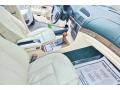 2001 BMW 7 Series Oyster Beige/English Green Interior Front Seat Photo