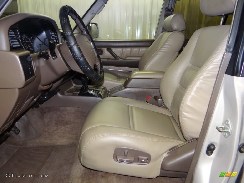 Beige Interior 1995 Toyota Land Cruiser Standard Land Cruiser Model Photo #103271744