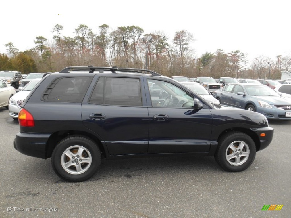 Moonlit Blue 2004 Hyundai Santa Fe GLS 4WD Exterior Photo #103273195