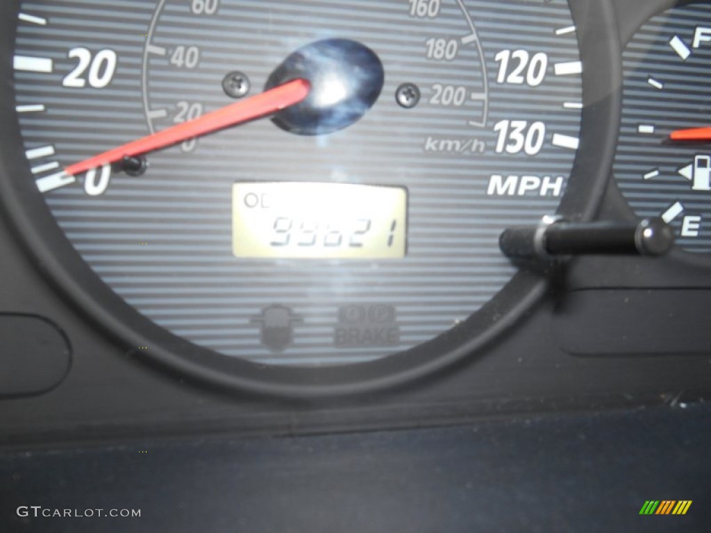 2004 Santa Fe GLS 4WD - Moonlit Blue / Beige photo #16