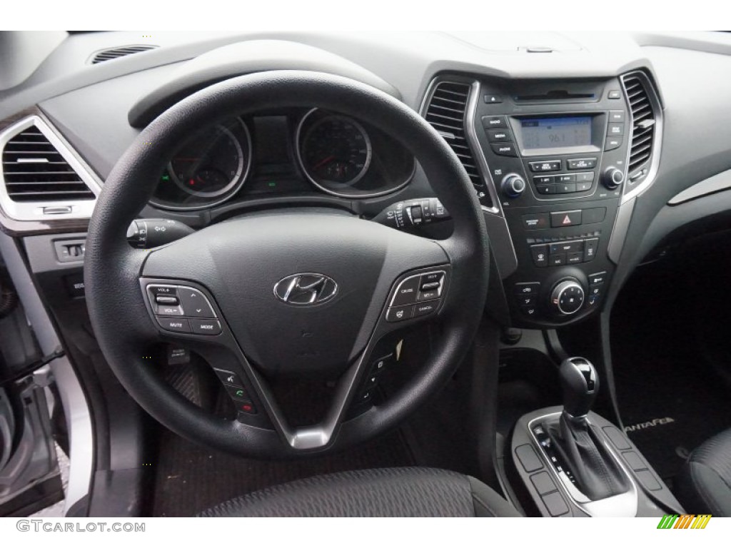 2013 Hyundai Santa Fe GLS Black Dashboard Photo #103274257