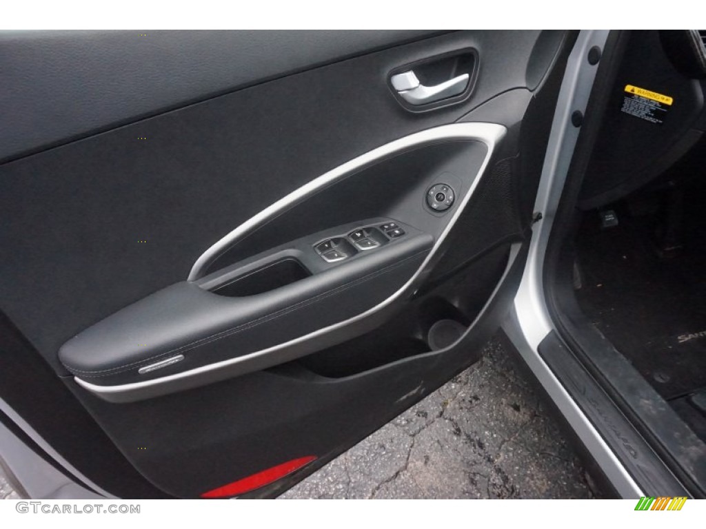 2013 Hyundai Santa Fe GLS Black Door Panel Photo #103274270