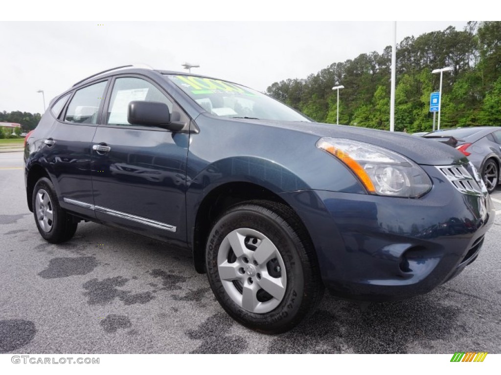 Graphite Blue 2015 Nissan Rogue Select S Exterior Photo #103274732