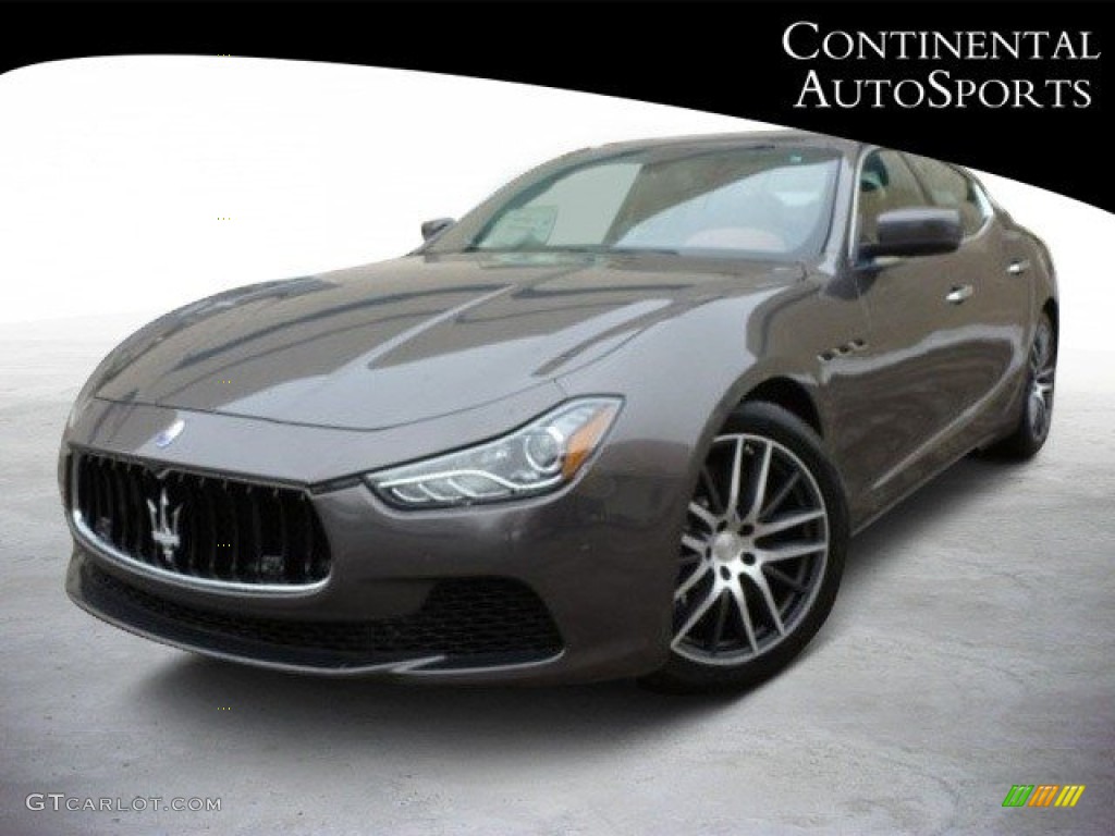 2014 Ghibli S Q4 - Grigio Maratea (Grey Metallic) / Cuoio photo #1