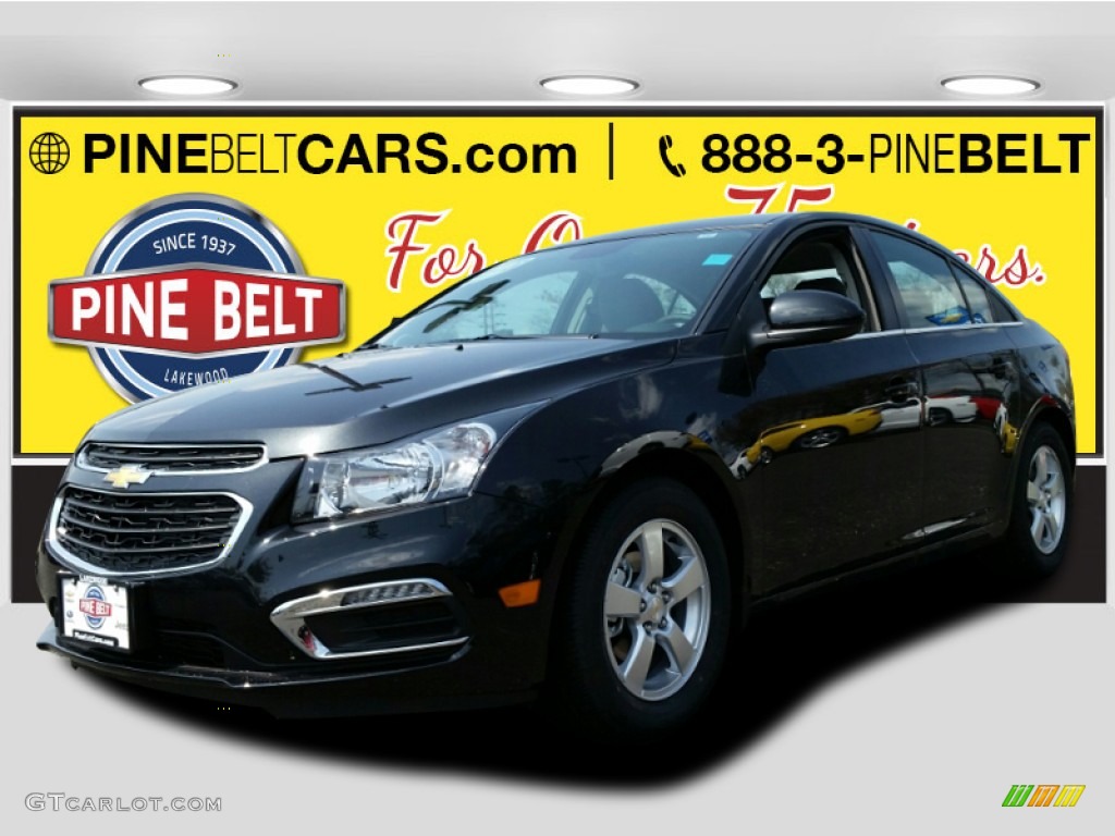 2015 Cruze LT - Black Granite Metallic / Jet Black/Medium Titanium photo #1