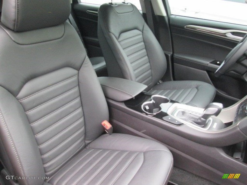 Charcoal Black Interior 2015 Ford Fusion Energi SE Photo #103280239