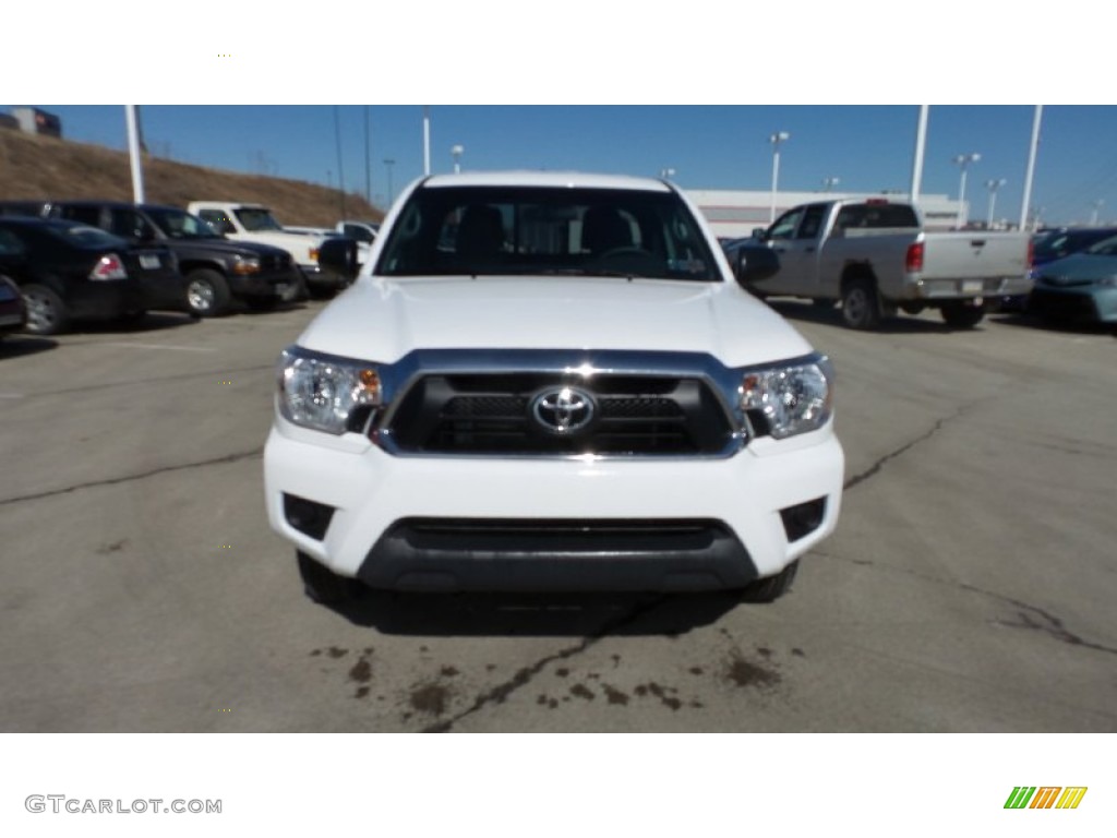 2015 Tacoma Access Cab 4x4 - Super White / Graphite photo #1