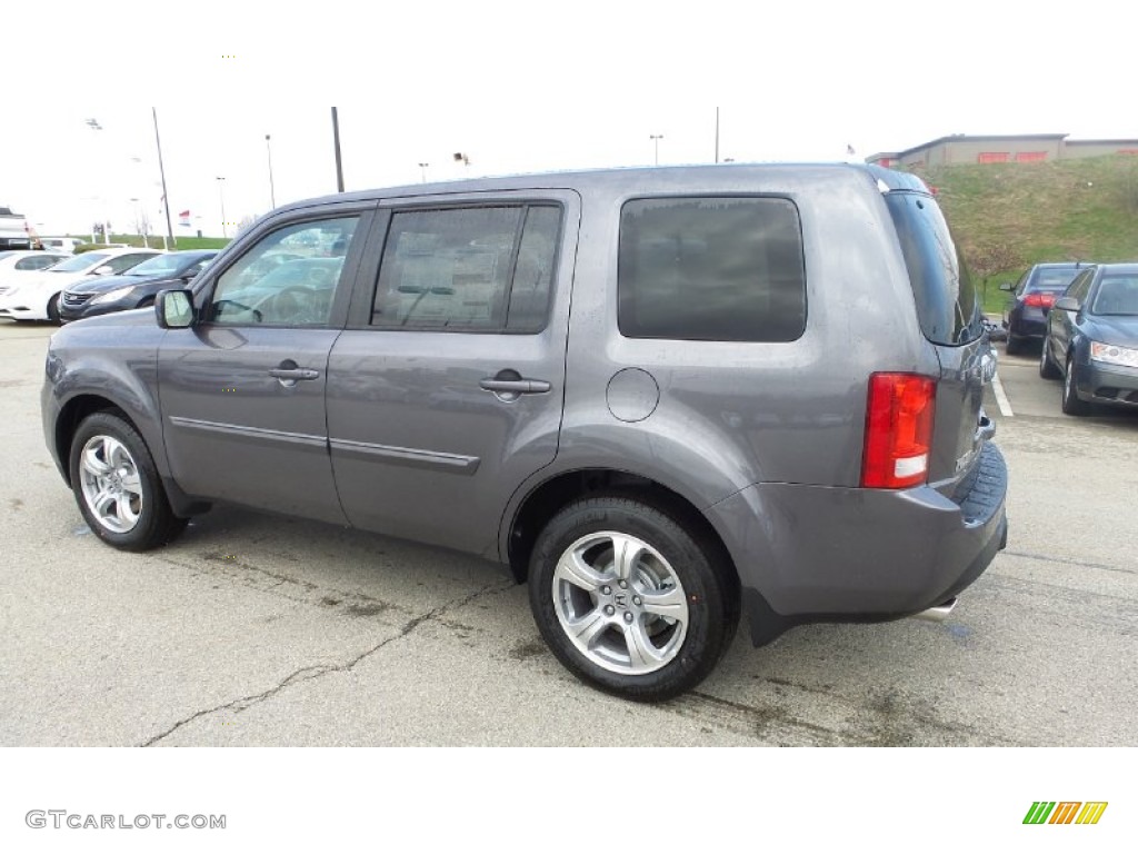 2015 Pilot EX-L 4WD - Modern Steel Metallic / Gray photo #4