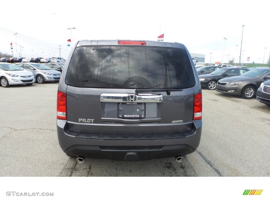 2015 Pilot EX-L 4WD - Modern Steel Metallic / Gray photo #5