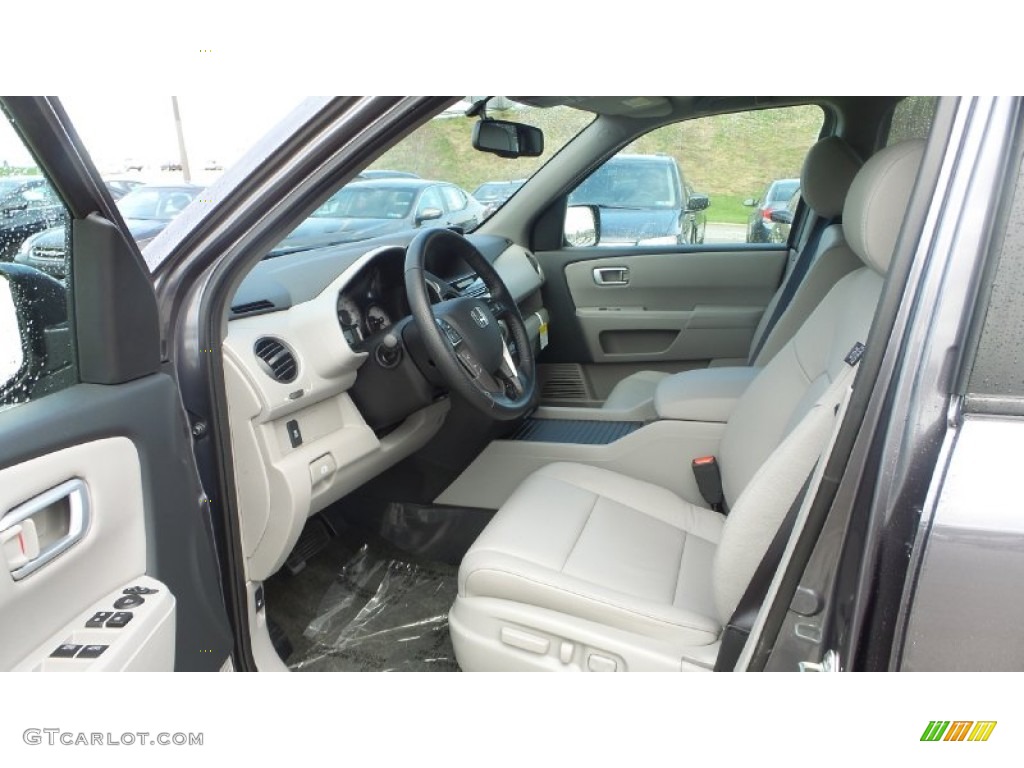 2015 Pilot EX-L 4WD - Modern Steel Metallic / Gray photo #9