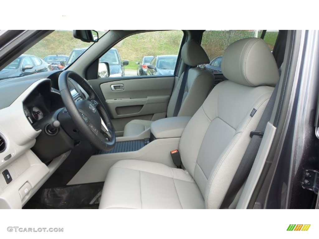 2015 Pilot EX-L 4WD - Modern Steel Metallic / Gray photo #10