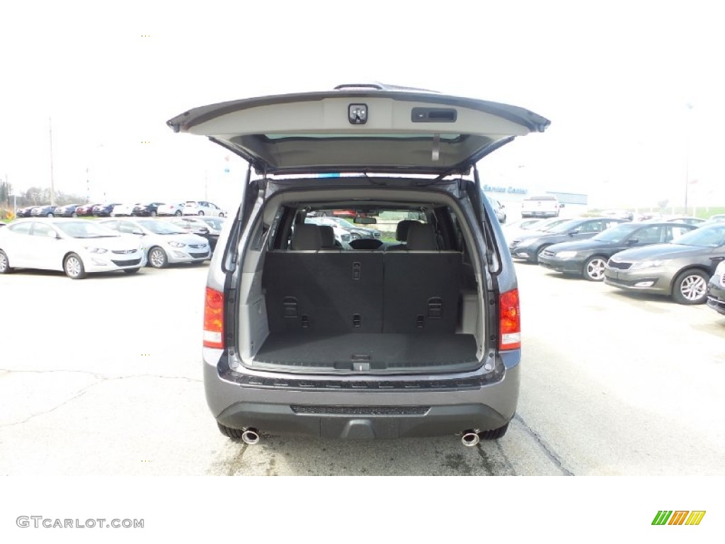 2015 Pilot EX-L 4WD - Modern Steel Metallic / Gray photo #15