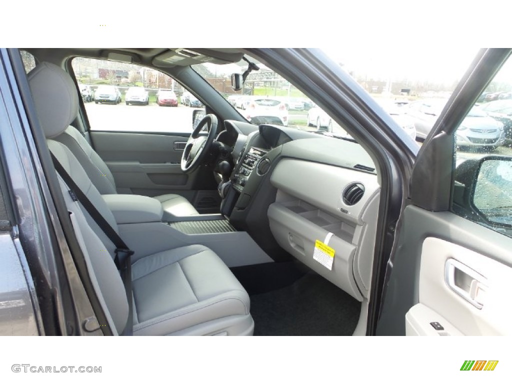 2015 Pilot EX-L 4WD - Modern Steel Metallic / Gray photo #21