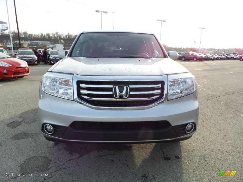 2015 Pilot EX-L 4WD - Alabaster Silver Metallic / Black photo #1