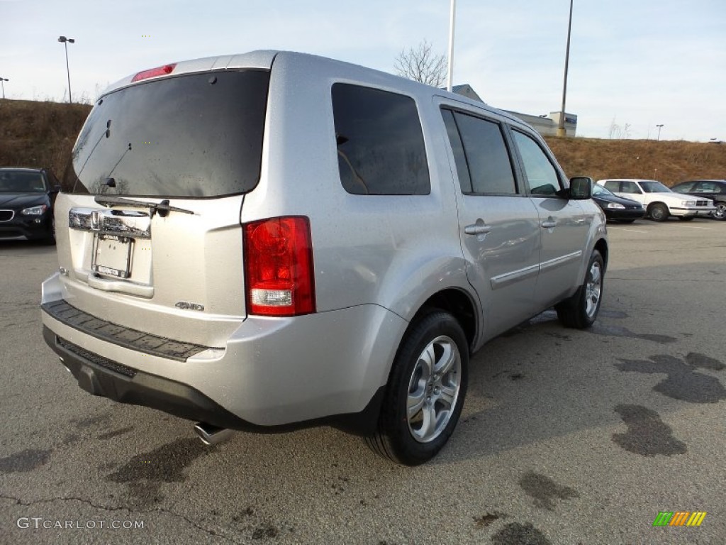 2015 Pilot EX-L 4WD - Alabaster Silver Metallic / Black photo #6