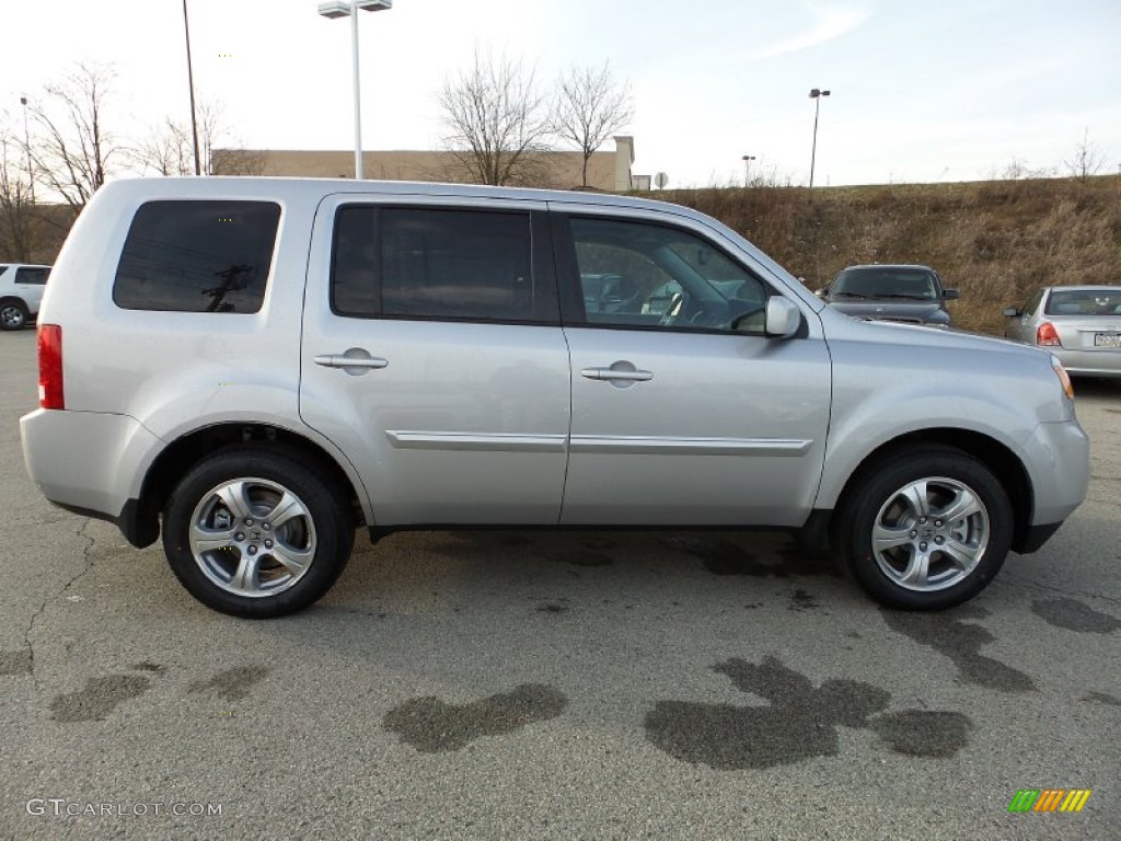 2015 Pilot EX-L 4WD - Alabaster Silver Metallic / Black photo #7