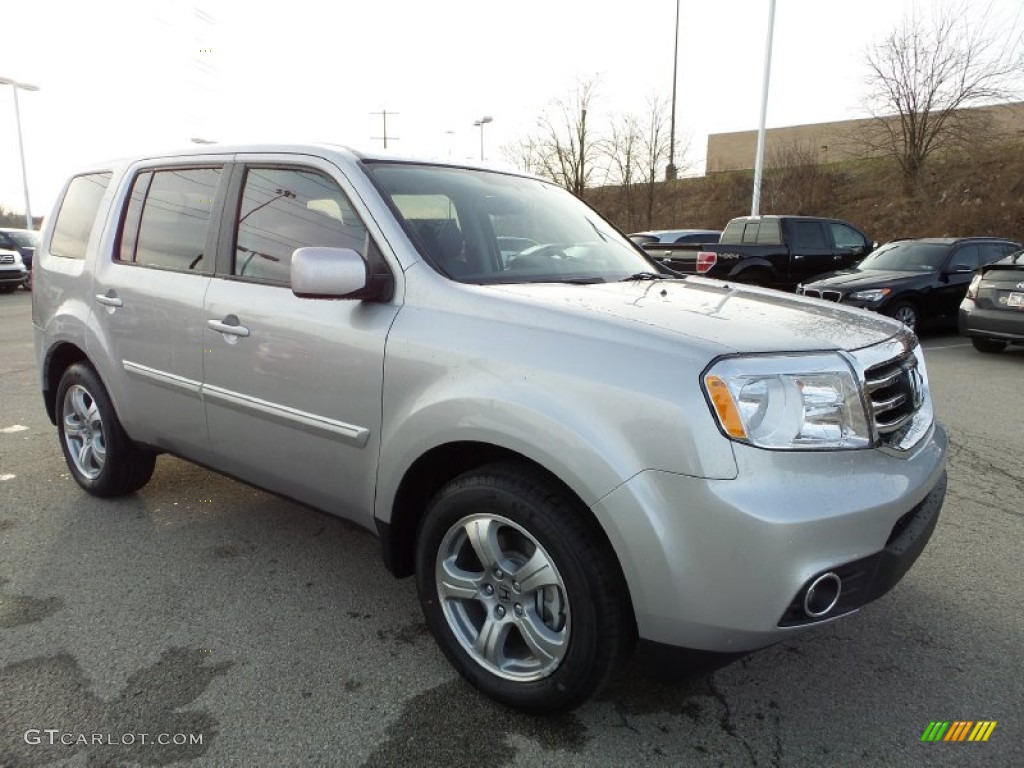 2015 Pilot EX-L 4WD - Alabaster Silver Metallic / Black photo #8