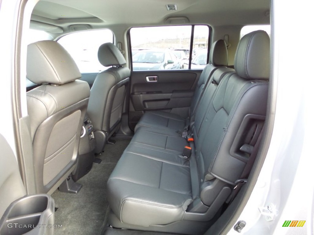 2015 Pilot EX-L 4WD - Alabaster Silver Metallic / Black photo #12
