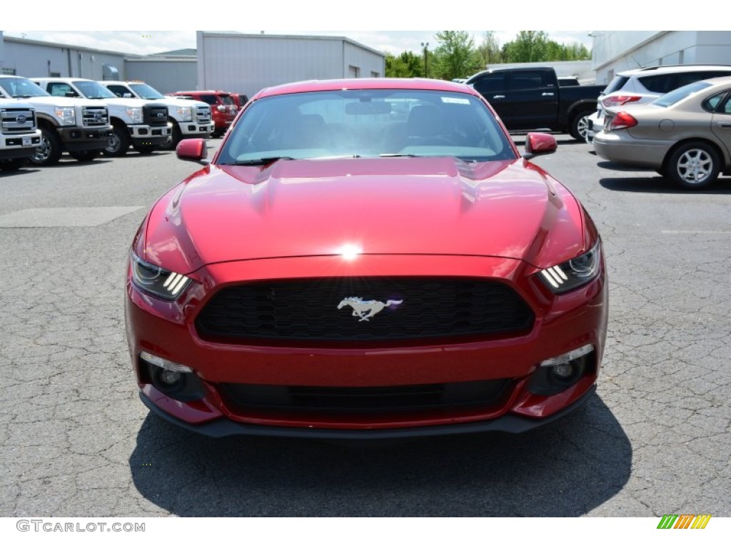 Ruby Red Metallic 2015 Ford Mustang V6 Coupe Exterior Photo #103286008