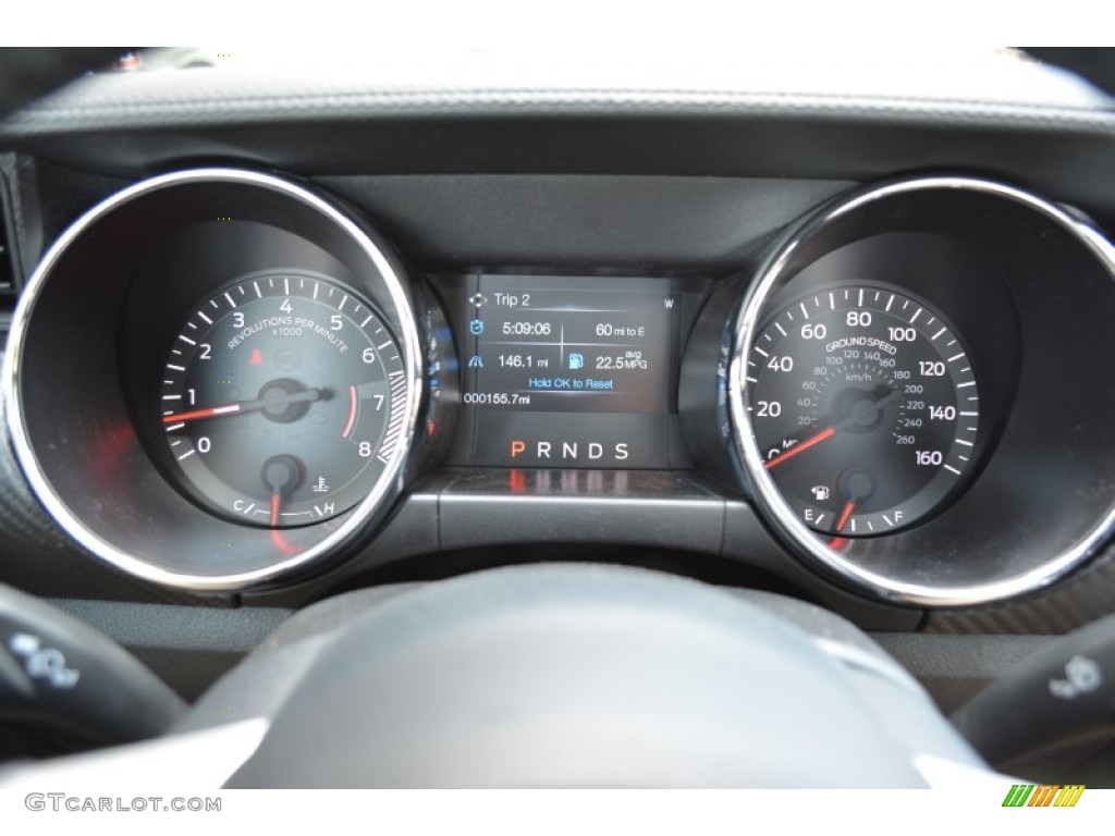 2015 Ford Mustang V6 Coupe Gauges Photo #103286353