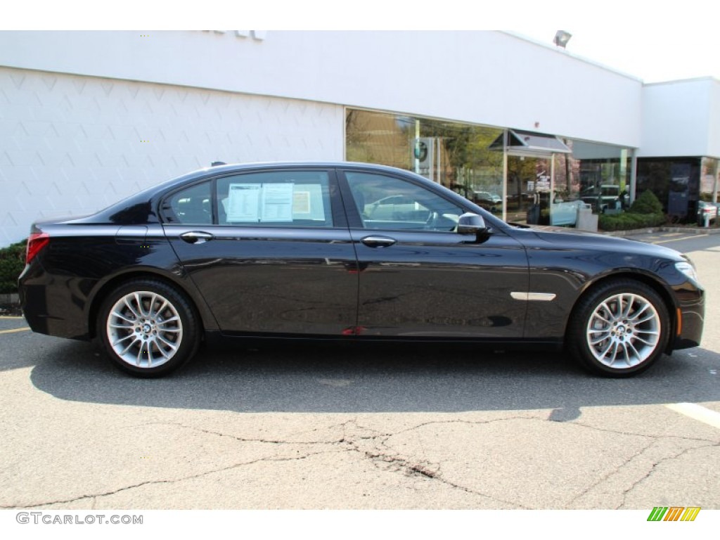 Carbon Black Metallic 2014 BMW 7 Series 740Li xDrive Sedan Exterior Photo #103286395
