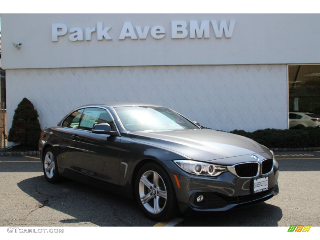 2015 4 Series 428i Convertible - Mineral Grey Metallic / Black photo #1