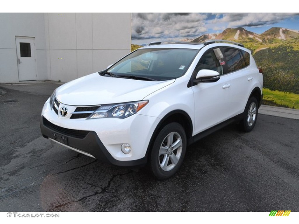 Super White 2013 Toyota RAV4 XLE AWD Exterior Photo #103287604
